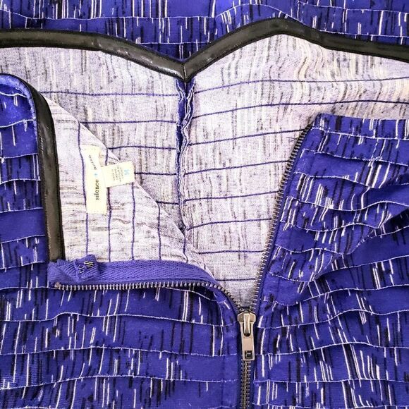 Silence + Noise Tiered Strapless Minidress Size Medium - Picture 2 of 6